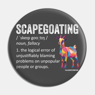 Scapegoating Fallacy Definition Pin