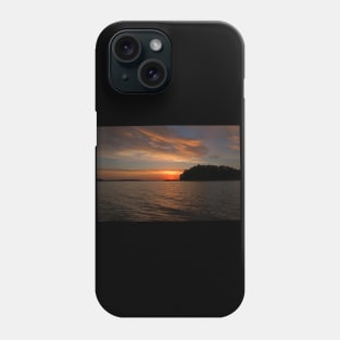 Sunrise over lake. Phone Case