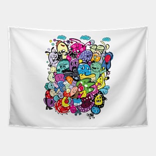 Monster family Tapestry