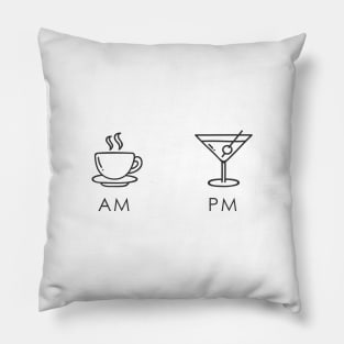 AM PM Cocktail Pillow