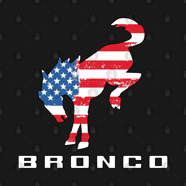 USA Bronco MURICA FLAG WILDTRACK SUV by cowtown_cowboy