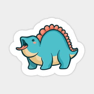 Cute Chubby Stegosaurus Dino Dinosaur Magnet