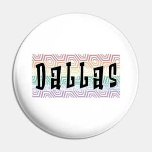 LGBTQ PATTERN AMERICA DALLAS Pin