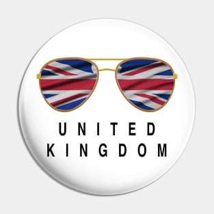 United Kingdom Sunglasses, United Kingdom Flag, United Kingdom gift ,  British UK , Pin