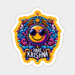 Smiley Hare Krishna! Magnet