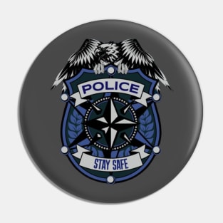 stay safe police day Pin