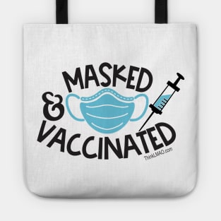 Vaccinated and Masked Tote