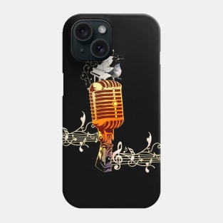 Music, microphone Phone Case