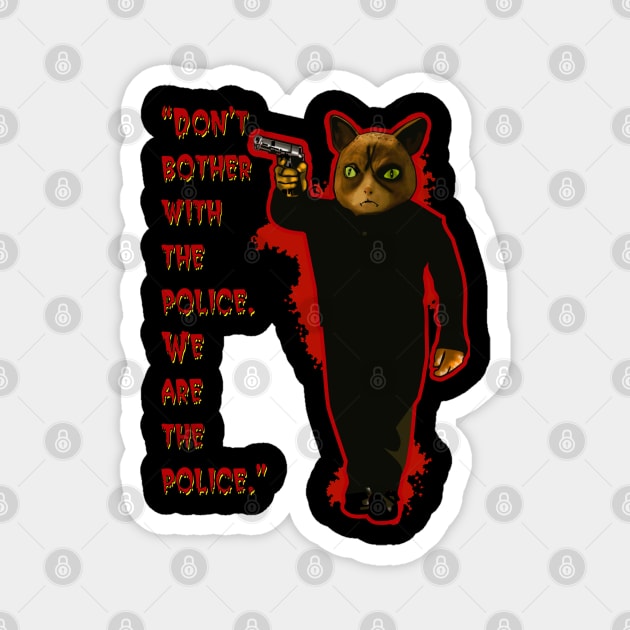 The Cat: Mad Dogs Magnet by sinistergrynn