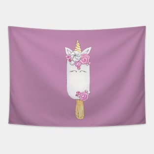 Unicorn-Icecream T-shirt Tapestry