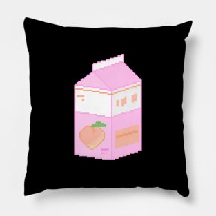 Peach Milk Pixel Pillow