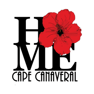 HOME Cape Canaveral Red Hibiscus T-Shirt