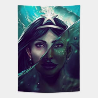 Sirens of two worlds Tapestry