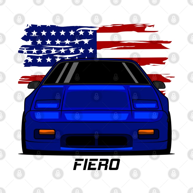 Front Blue Fiero by GoldenTuners