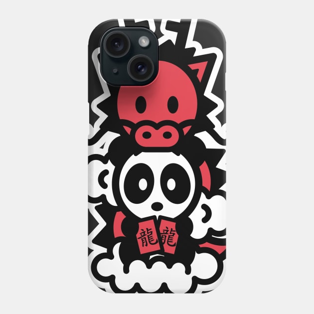 Year of the Dragon Panda Phone Case by Bambu