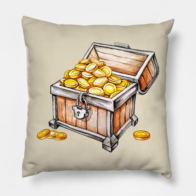 Pot of gold Pillow by WordFandom