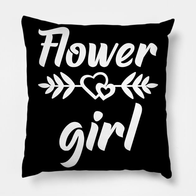 Flower Girl Pillow by WorkMemes