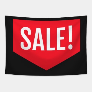 Sale Promotion Tag staff T-Shirt Tapestry