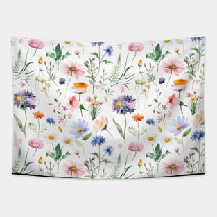 In Full Bloom Wildflowers Tapestry