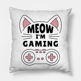 MEOW im GAMING Pillow