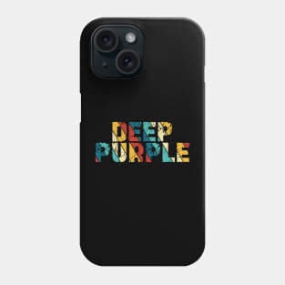 Retro Color - Deep purple Phone Case