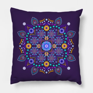 Ornate Mandala Pillow