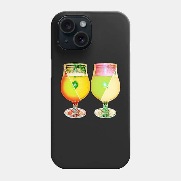 Cocktail pair Phone Case by FlossOrFi