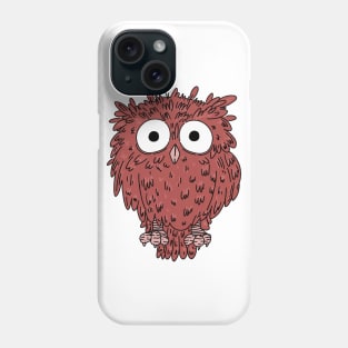 Сute funny owl Phone Case