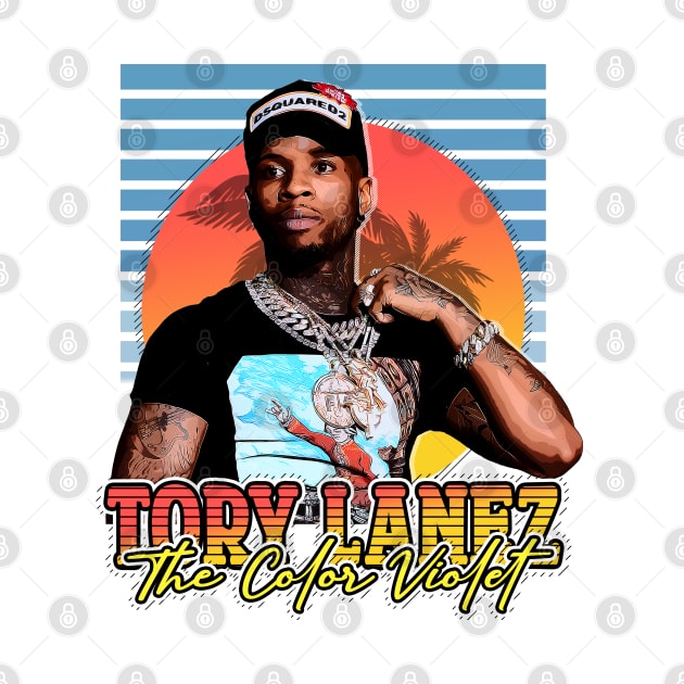 Tory Lanez // The Color Violet Style Flyer vintage T-shirt by Now and Forever