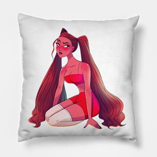 April Girl Pillow