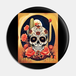 Calavera in AZ Pin