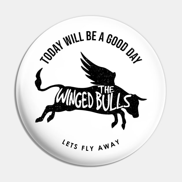 The Winged Bulls Pin by Nerdude