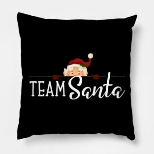 Team Santa  Outfit for a Family Christmasoutfit Pillow