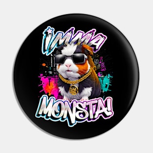 Imma Monsta! HAMSTER | Blacktee | by Asarteon Pin