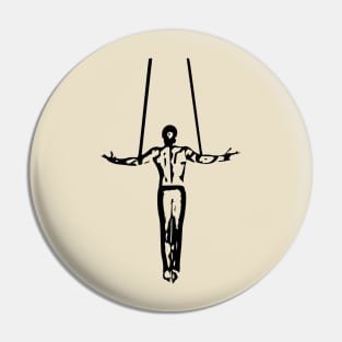 Aerialist Performer Circus Straps Pin