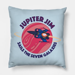 Jupiter Jim Sail The Seven Galaxies Pillow