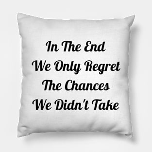 Regrets Pillow