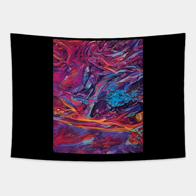 mythical v2 Tapestry by thewarehouselife