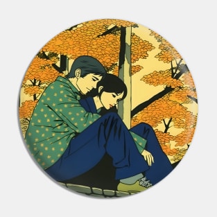 Lovely Couple Hugging in fall Pin