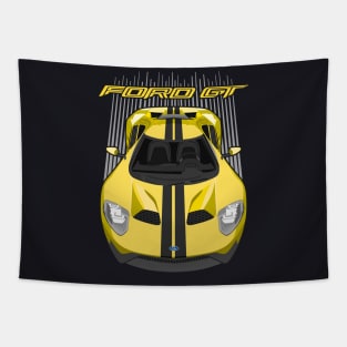 Ford GT-yellow and black Tapestry