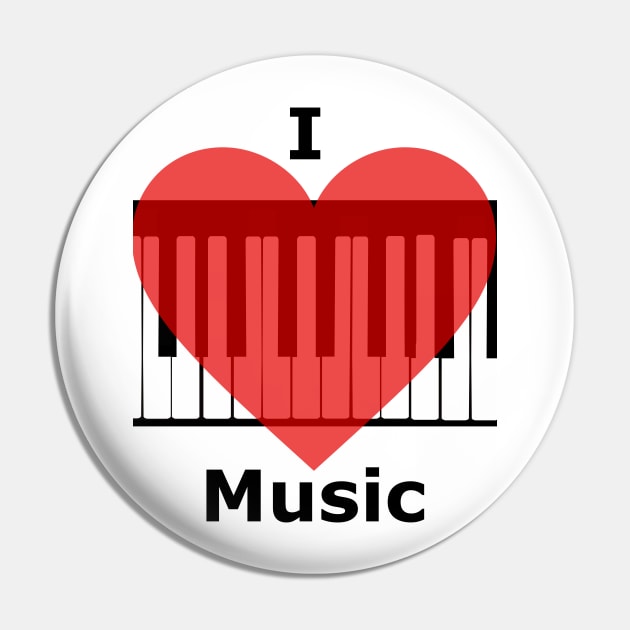 I love music Pin by Grafititee