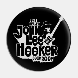 John Lee Hooker Logo Shirt - Vintage Blues Style Pin