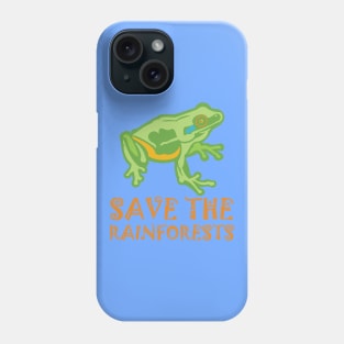 Save the Rainforests Tree Frog Phone Case