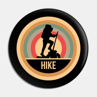 Retro Vintage Hike Gift For Hikers Pin