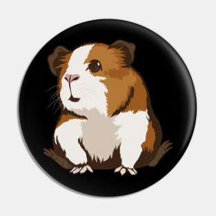 Guinea Pig Art Illustration Cavy Pin