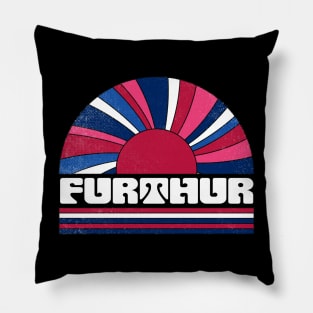 Furthur Proud Name Personalized Retro Flowers Beautiful Pillow