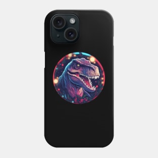 T rex in Ornament, Love Dinosaurs Phone Case