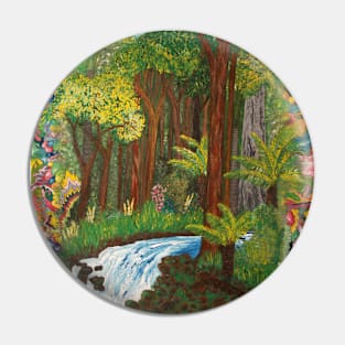 Rainforest - vivid Pin