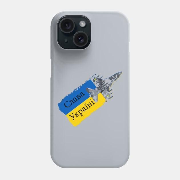 Ghost of Kyiv - Слава Україні Phone Case by Scar