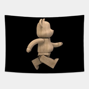 Wood Bearbrick Tapestry